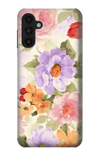 W3035 Sweet Flower Painting Hard Case and Leather Flip Case For Samsung Galaxy A13 4G