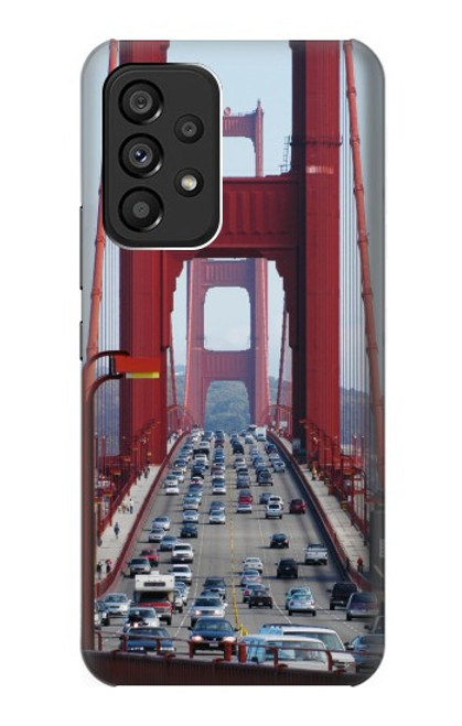 W2637 Golden Gate Bridge Hard Case and Leather Flip Case For Samsung Galaxy A53 5G