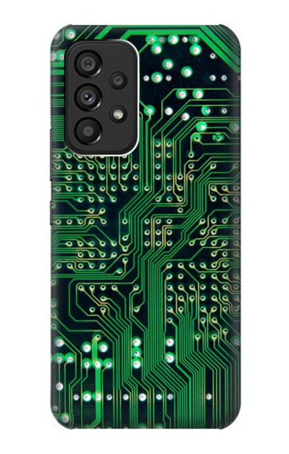 W3392 Electronics Board Circuit Graphic Hard Case and Leather Flip Case For Samsung Galaxy A53 5G