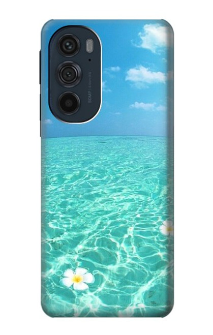 W3720 Summer Ocean Beach Hard Case and Leather Flip Case For Motorola Edge 30 Pro