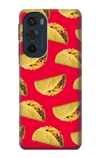 W3755 Mexican Taco Tacos Hard Case and Leather Flip Case For Motorola Edge 30 Pro