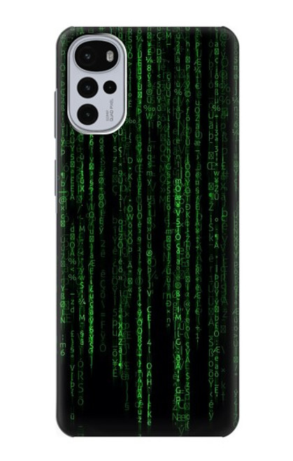 W3668 Binary Code Hard Case and Leather Flip Case For Motorola Moto G22