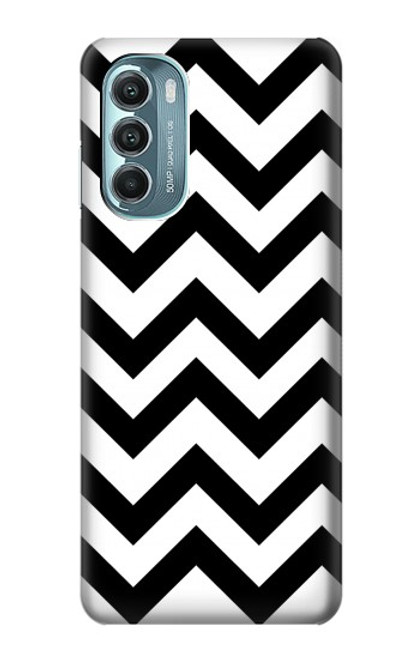 W1613 Chevron Zigzag Hard Case and Leather Flip Case For Motorola Moto G Stylus 5G (2022)