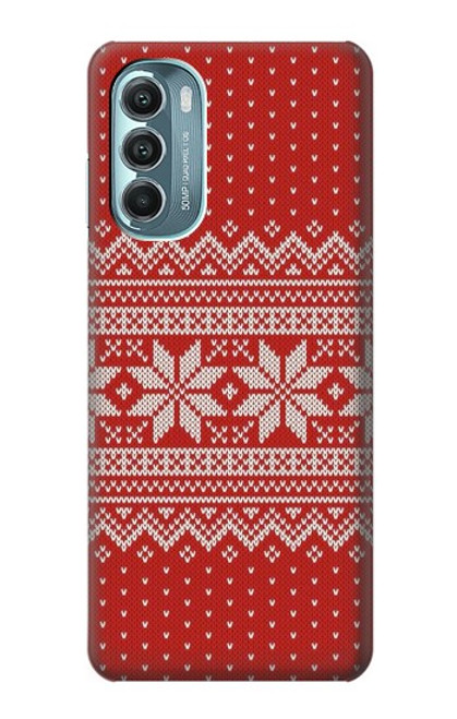 W3384 Winter Seamless Knitting Pattern Hard Case and Leather Flip Case For Motorola Moto G Stylus 5G (2022)