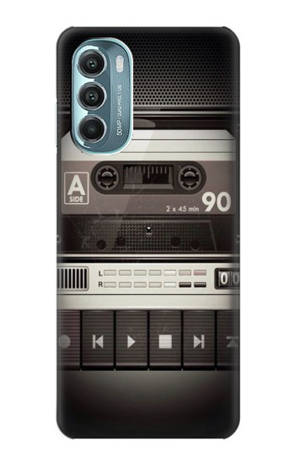 W3501 Vintage Cassette Player Hard Case and Leather Flip Case For Motorola Moto G Stylus 5G (2022)