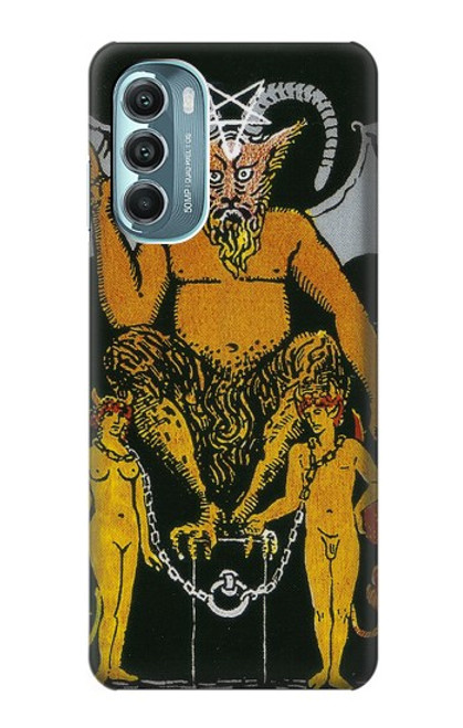 W3740 Tarot Card The Devil Hard Case and Leather Flip Case For Motorola Moto G Stylus 5G (2022)