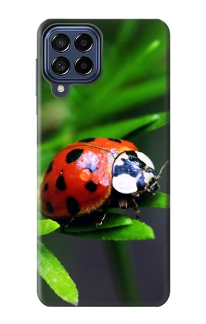 W0263 Ladybug Hard Case and Leather Flip Case For Samsung Galaxy M53