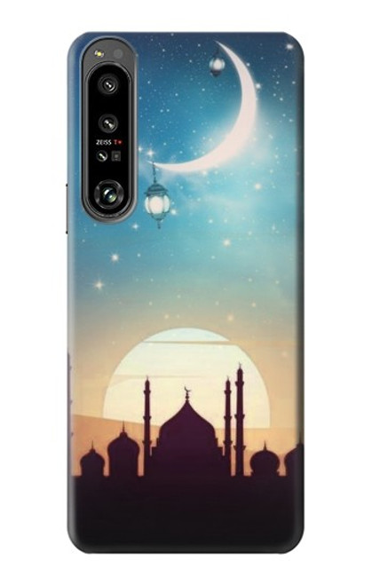 W3502 Islamic Sunset Hard Case and Leather Flip Case For Sony Xperia 1 IV