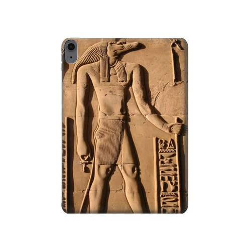 W0391 Egyptian Sobek Tablet Hard Case For iPad Air (2022, 2020), Air 11 (2024), Pro 11 (2022)