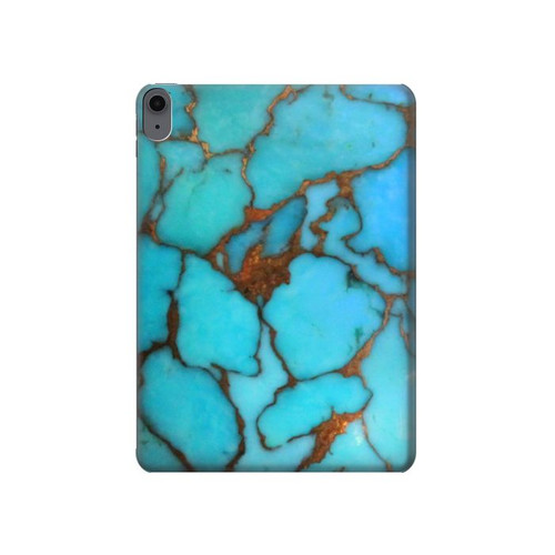 W2685 Aqua Turquoise Gemstone Graphic Printed Tablet Hard Case For iPad Air (2022, 2020), Air 11 (2024), Pro 11 (2022)