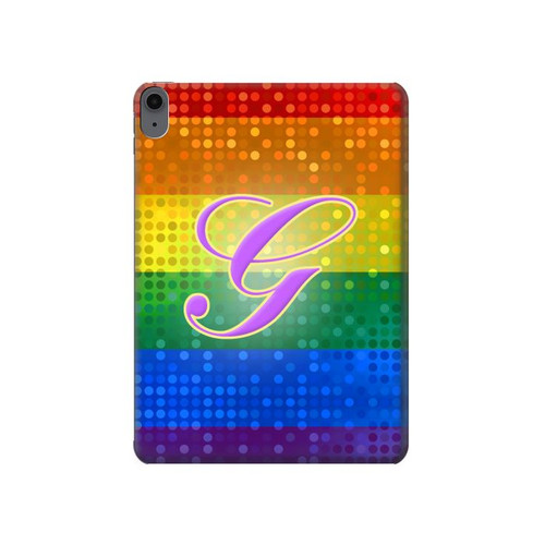 W2899 Rainbow LGBT Gay Pride Flag Tablet Hard Case For iPad Air (2022, 2020), Air 11 (2024), Pro 11 (2022)