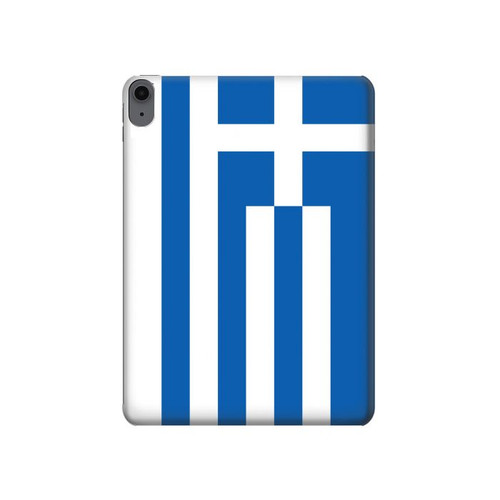 W3102 Flag of Greece Tablet Hard Case For iPad Air (2022, 2020), Air 11 (2024), Pro 11 (2022)