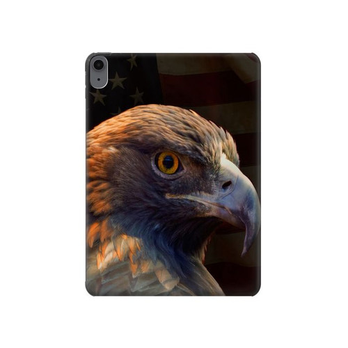 W3376 Eagle American Flag Tablet Hard Case For iPad Air (2022, 2020), Air 11 (2024), Pro 11 (2022)