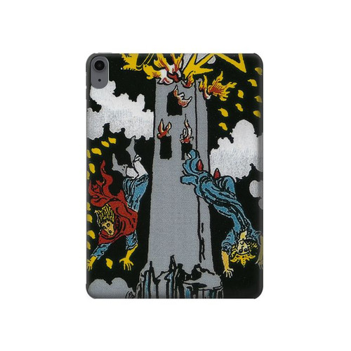 W3745 Tarot Card The Tower Tablet Hard Case For iPad Air (2022, 2020), Air 11 (2024), Pro 11 (2022)