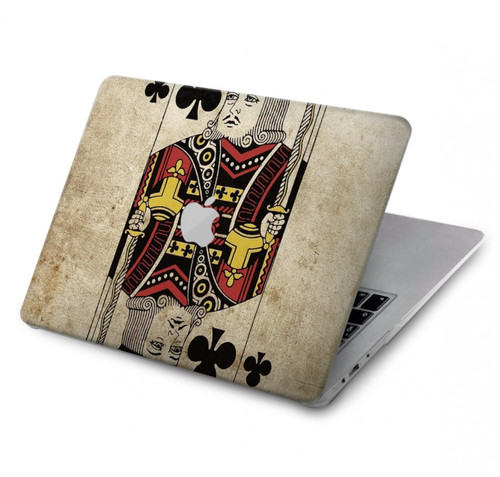 W2528 Poker King Card Hard Case Cover For MacBook Air 13″ (2022,2024) - A2681, A3113