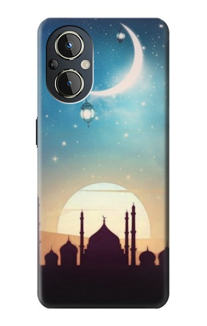 W3502 Islamic Sunset Hard Case and Leather Flip Case For OnePlus Nord N20 5G