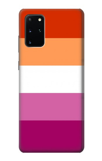 W3887 Lesbian Pride Flag Hard Case and Leather Flip Case For Samsung Galaxy S20 Plus, Galaxy S20+