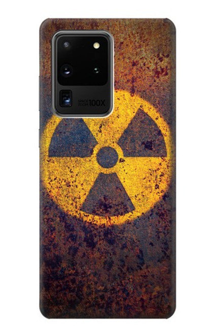 W3892 Nuclear Hazard Hard Case and Leather Flip Case For Samsung Galaxy S20 Ultra