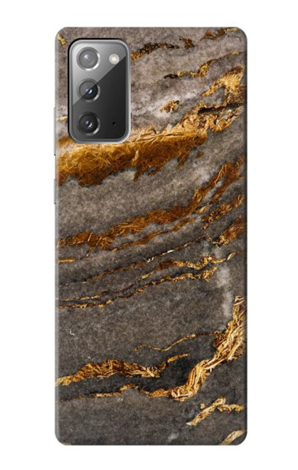 W3886 Gray Marble Rock Hard Case and Leather Flip Case For Samsung Galaxy Note 20
