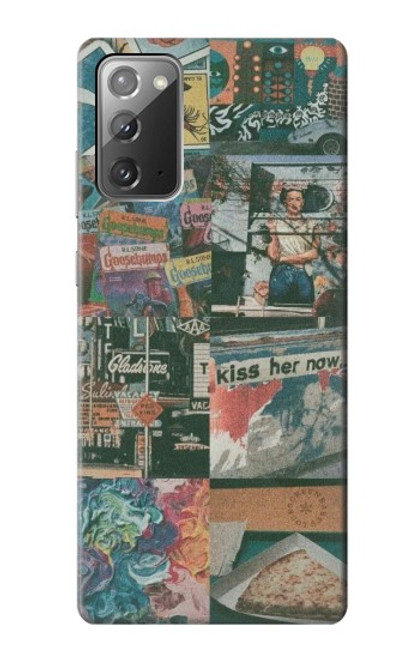 W3909 Vintage Poster Hard Case and Leather Flip Case For Samsung Galaxy Note 20