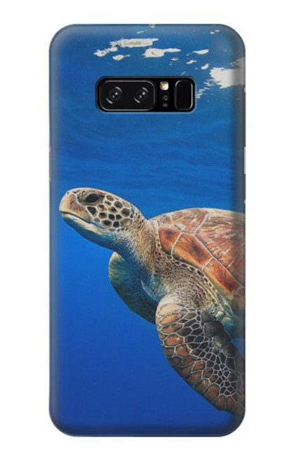 W3898 Sea Turtle Hard Case and Leather Flip Case For Note 8 Samsung Galaxy Note8