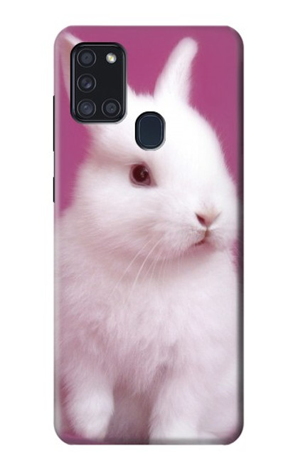 W3870 Cute Baby Bunny Hard Case and Leather Flip Case For Samsung Galaxy A21s