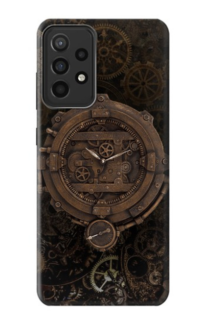 W3902 Steampunk Clock Gear Hard Case and Leather Flip Case For Samsung Galaxy A52s 5G