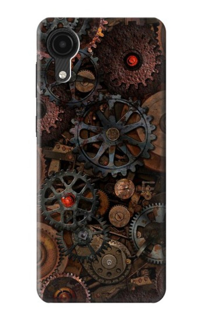 W3884 Steampunk Mechanical Gears Hard Case and Leather Flip Case For Samsung Galaxy A03 Core