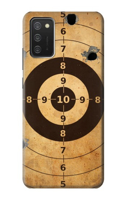 W3894 Paper Gun Shooting Target Hard Case and Leather Flip Case For Samsung Galaxy A03S