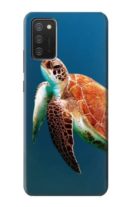 W3899 Sea Turtle Hard Case and Leather Flip Case For Samsung Galaxy A03S