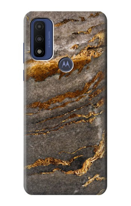W3886 Gray Marble Rock Hard Case and Leather Flip Case For Motorola G Pure