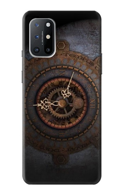 W3908 Vintage Clock Hard Case and Leather Flip Case For OnePlus 8T