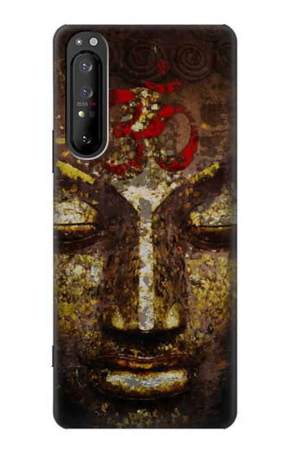 W3874 Buddha Face Ohm Symbol Hard Case and Leather Flip Case For Sony Xperia 1 II