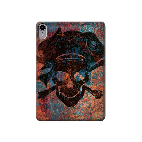W3895 Pirate Skull Metal Tablet Hard Case For iPad mini 6, iPad mini (2021)