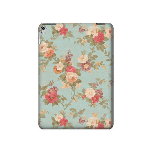 W3910 Vintage Rose Tablet Hard Case For iPad Air 2, iPad 9.7 (2017,2018), iPad 6, iPad 5