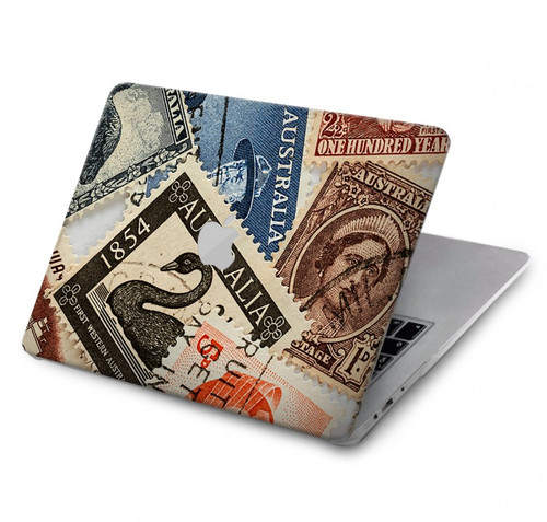 W3900 Stamps Hard Case Cover For MacBook Air 13″ (2022,2024) - A2681, A3113