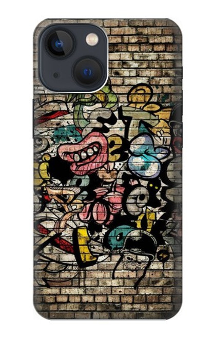 W3394 Graffiti Wall Hard Case and Leather Flip Case For iPhone 14