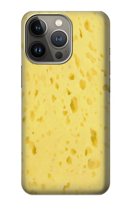 W2913 Cheese Texture Hard Case and Leather Flip Case For iPhone 14 Pro