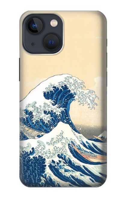 W2790 Hokusai Under The Wave off Kanagawa Hard Case and Leather Flip Case For iPhone 14 Plus