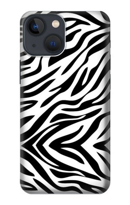 W3056 Zebra Skin Texture Graphic Printed Hard Case and Leather Flip Case For iPhone 14 Plus