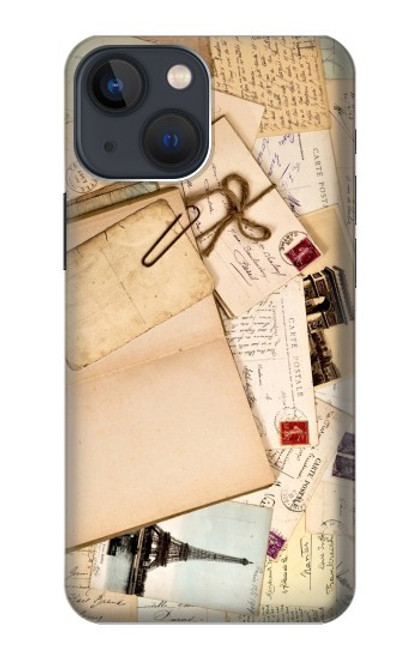 W3397 Postcards Memories Hard Case and Leather Flip Case For iPhone 14 Plus