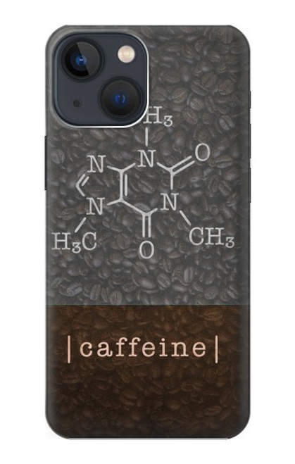 W3475 Caffeine Molecular Hard Case and Leather Flip Case For iPhone 14 Plus