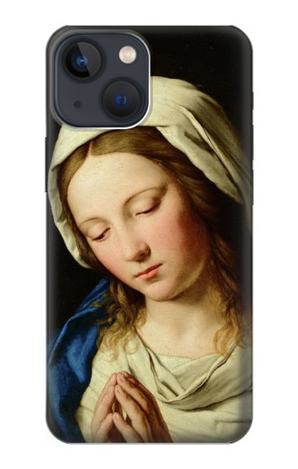 W3476 Virgin Mary Prayer Hard Case and Leather Flip Case For iPhone 14 Plus