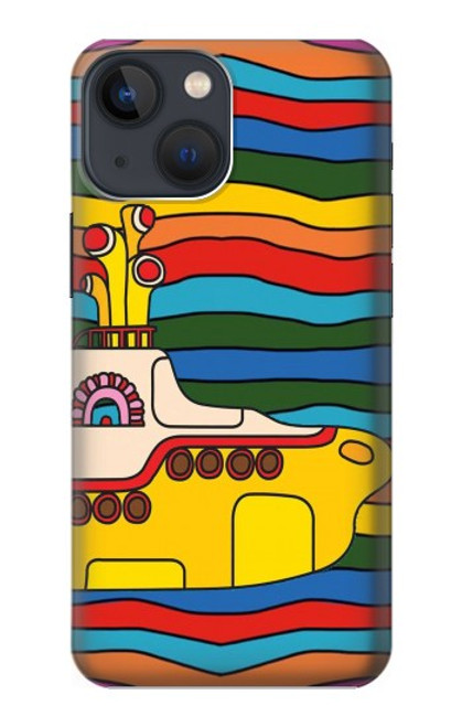 W3599 Hippie Submarine Hard Case and Leather Flip Case For iPhone 14 Plus