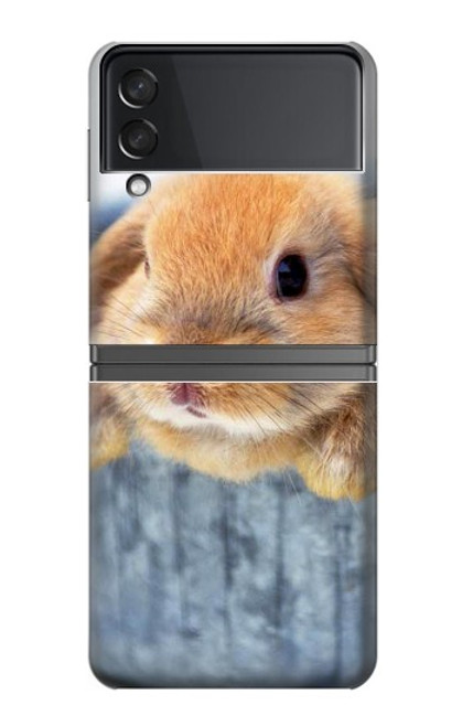 W0242 Cute Rabbit Hard Case For Samsung Galaxy Z Flip 4