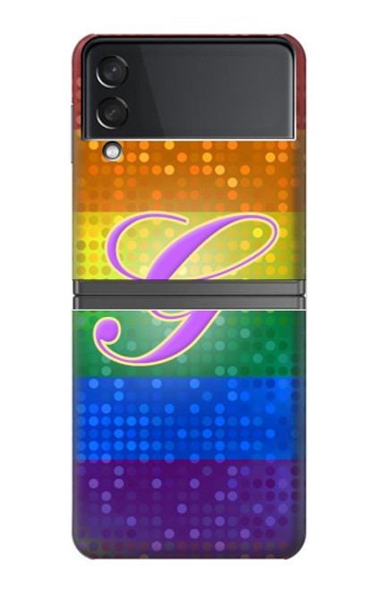 W2899 Rainbow LGBT Gay Pride Flag Hard Case For Samsung Galaxy Z Flip 4