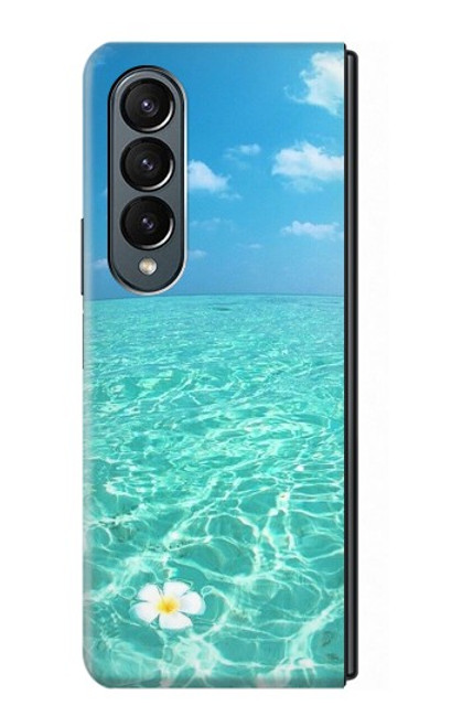 W3720 Summer Ocean Beach Hard Case For Samsung Galaxy Z Fold 4