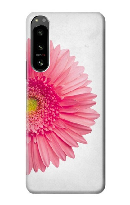 W3044 Vintage Pink Gerbera Daisy Hard Case and Leather Flip Case For Sony Xperia 5 IV