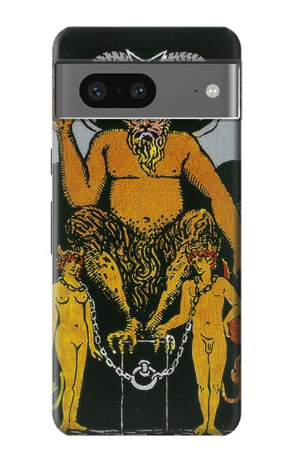 W3740 Tarot Card The Devil Hard Case and Leather Flip Case For Google Pixel 7