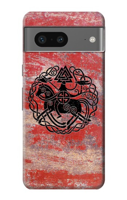 W3831 Viking Norse Ancient Symbol Hard Case and Leather Flip Case For Google Pixel 7